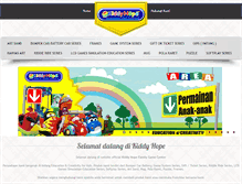 Tablet Screenshot of kiddyhope.com